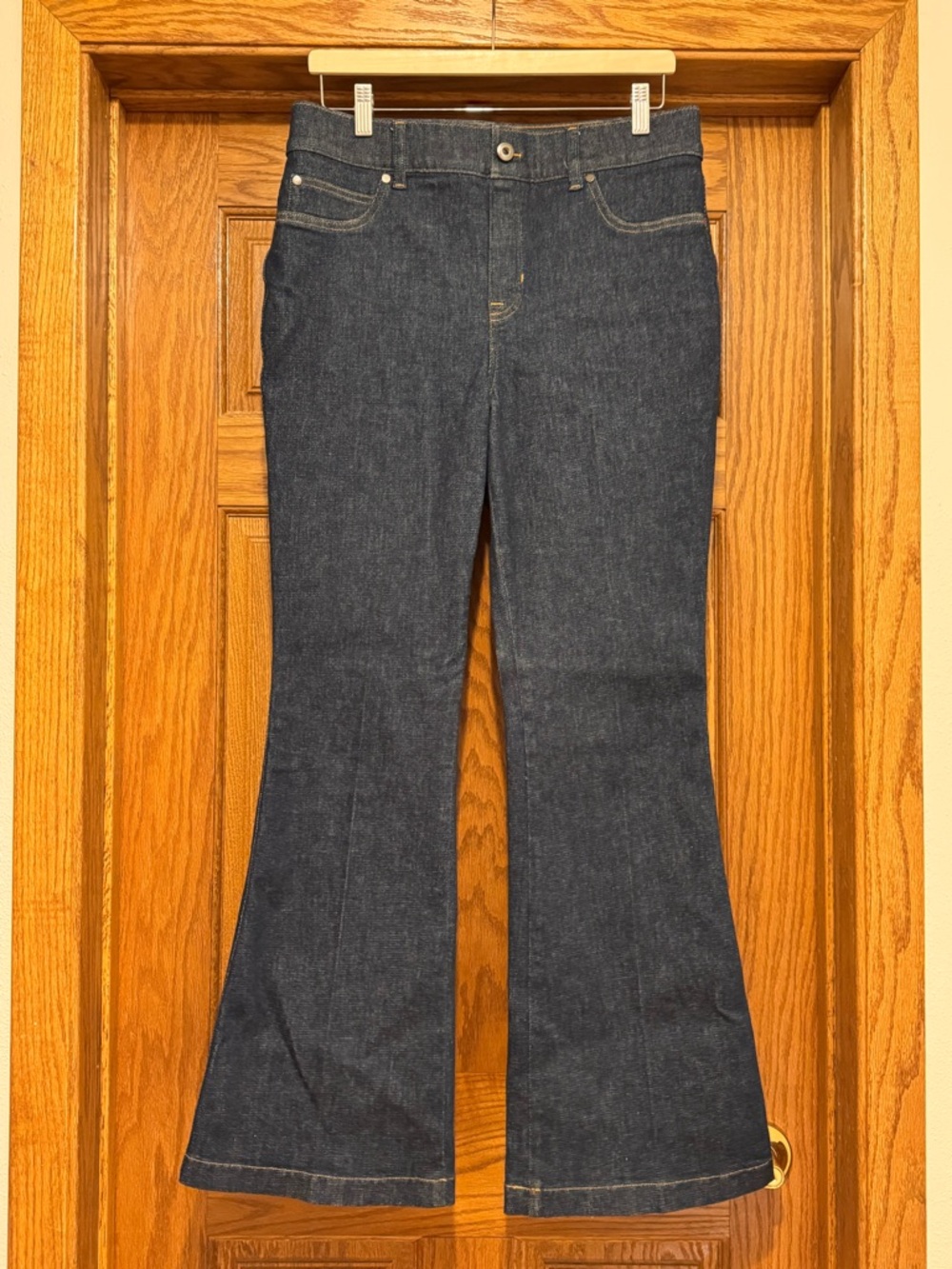 Flare Jeans, Raw Indigo